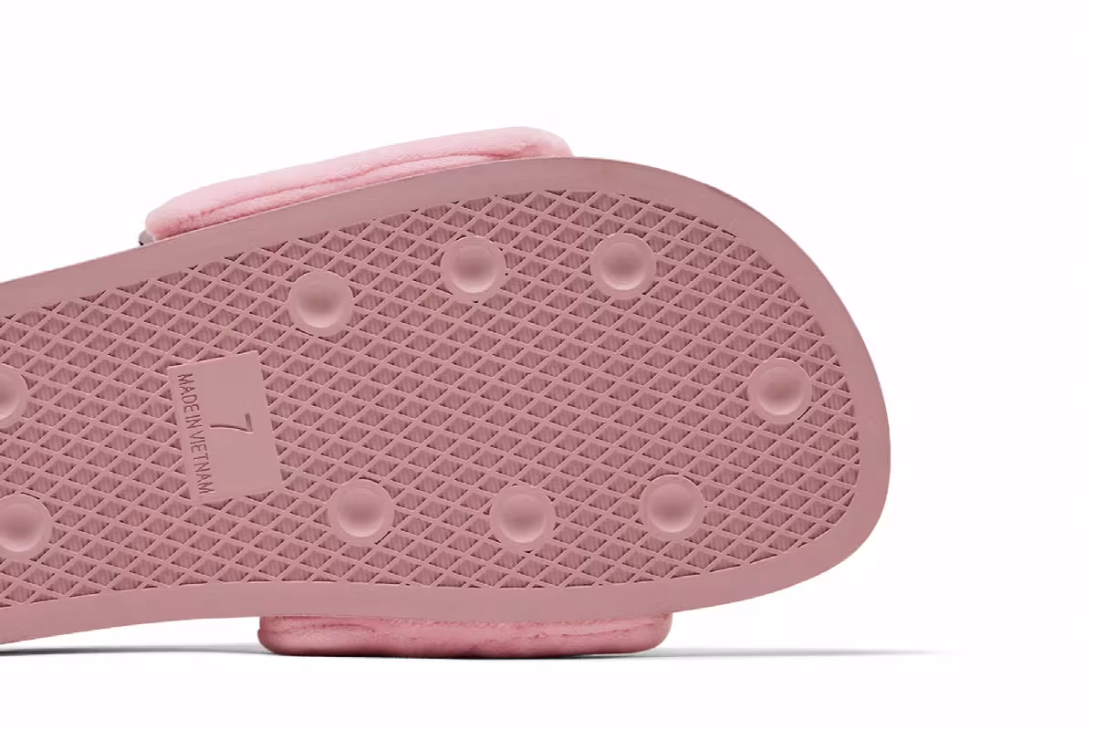 Care Bears x adidas Women's Adilette Slide Clear Pink, view 6