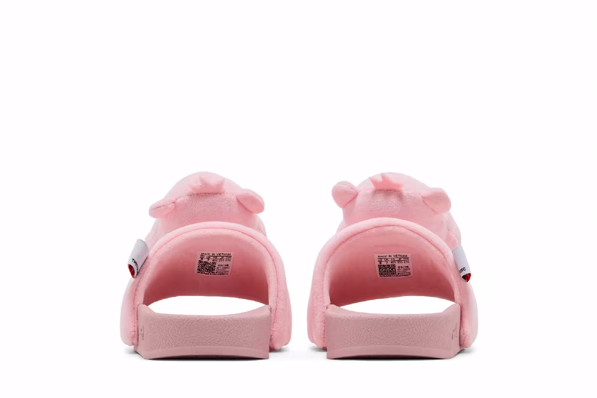 Care Bears x adidas Women's Adilette Slide Clear Pink, view 7
