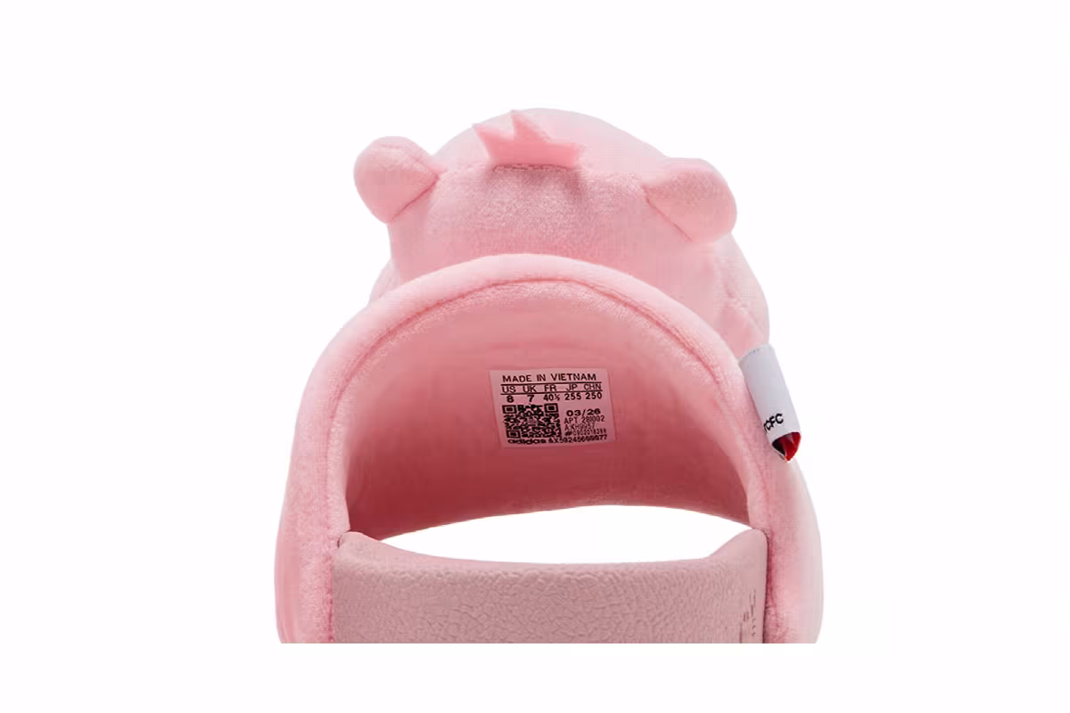 Care Bears x adidas Women's Adilette Slide Clear Pink, view 8