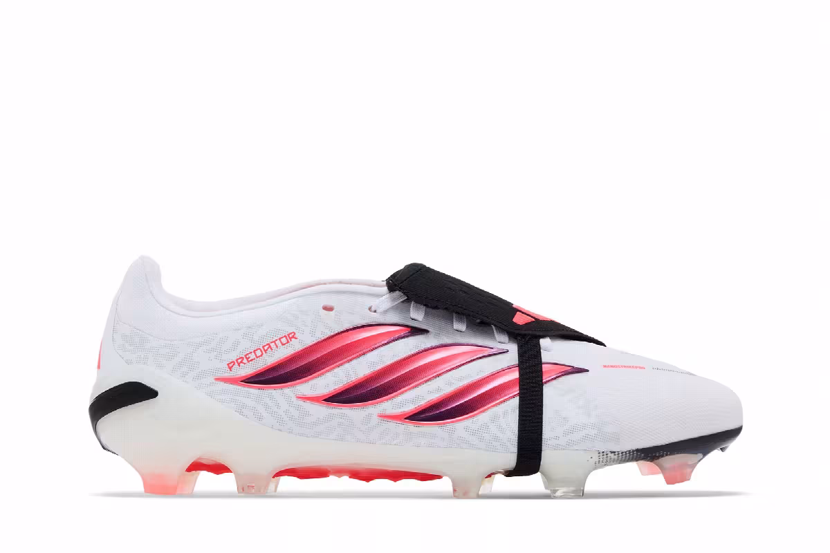 adidas Predator Pro Fold-Over Tongue FG Cloud White Solar Turbo, view 2