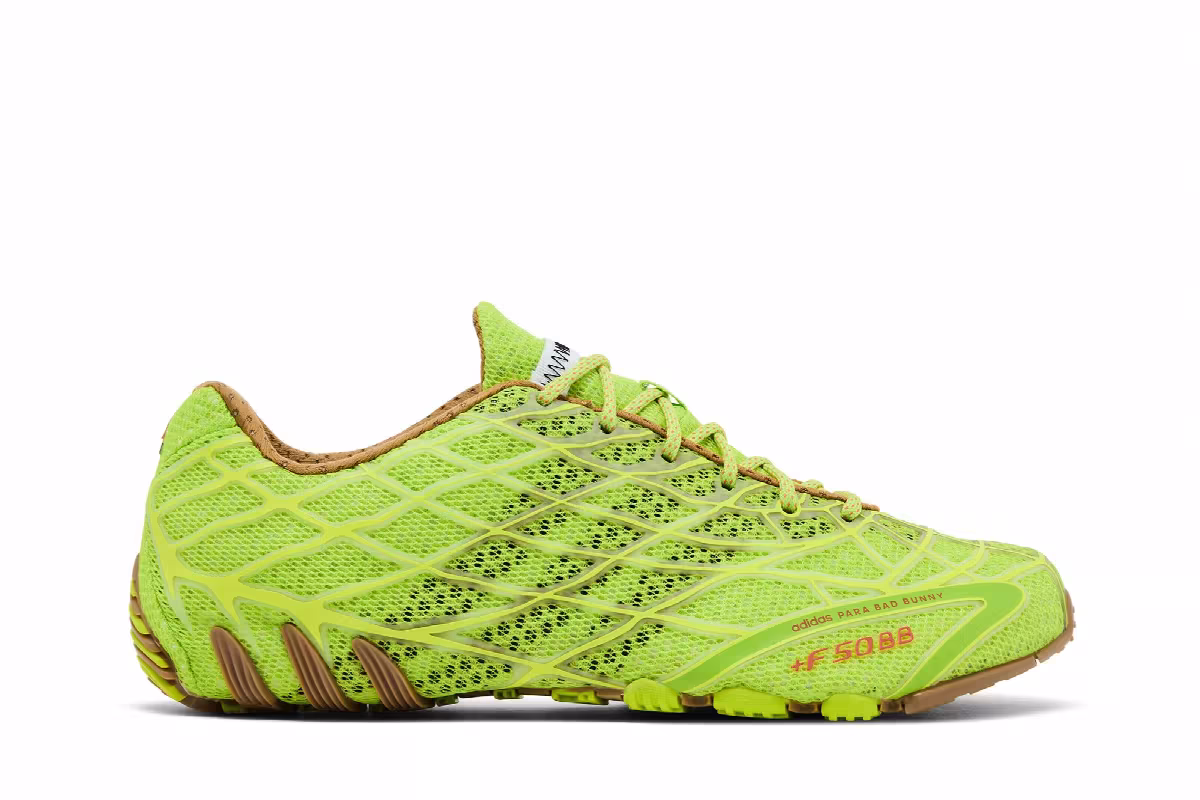 Bad Bunny x adidas F50 Ghost Sprint Solar Slime, view 2
