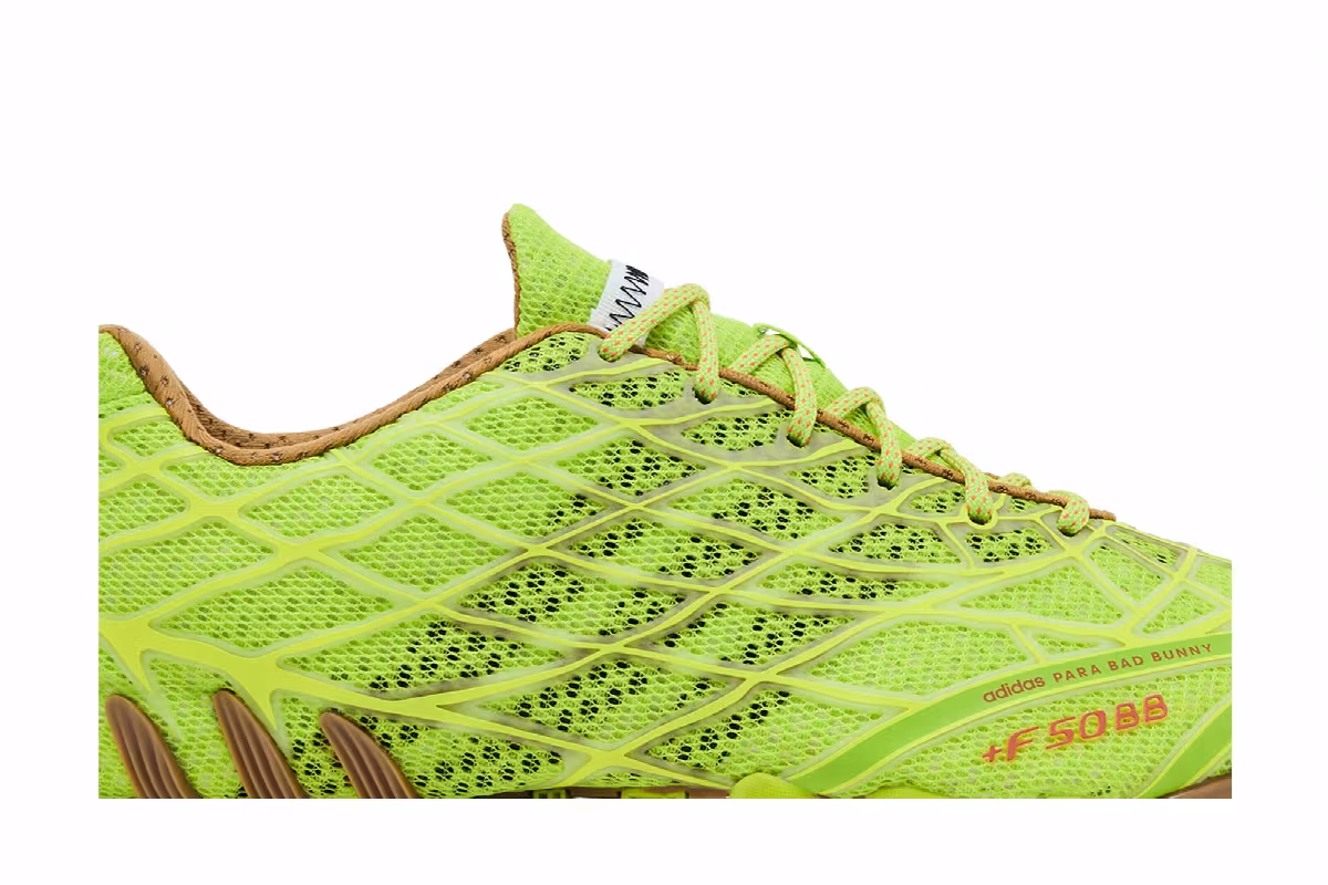 Bad Bunny x adidas F50 Ghost Sprint Solar Slime, view 3