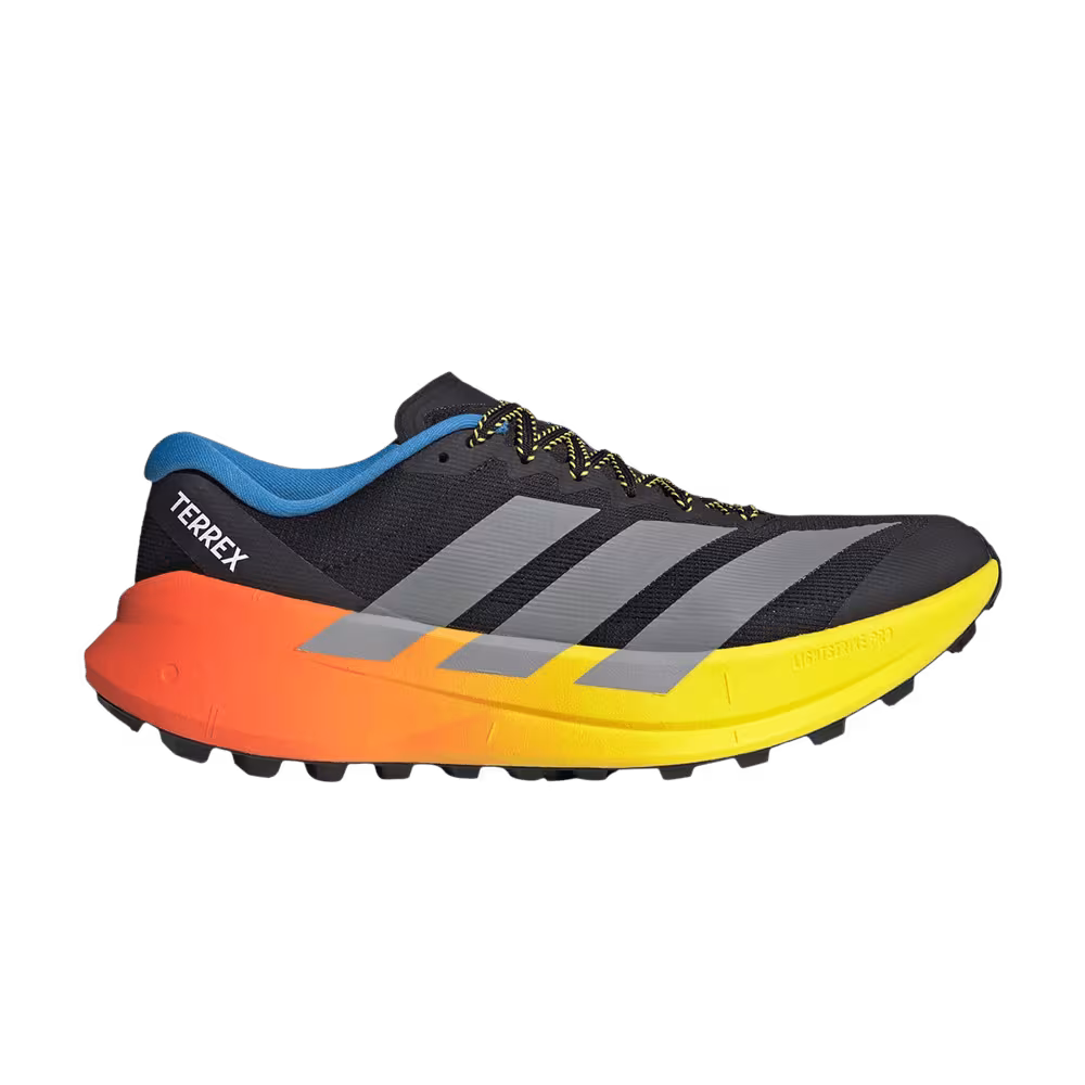 adidas Trail Terrex Agravic SL Black Grey Three Semi Impact Orange