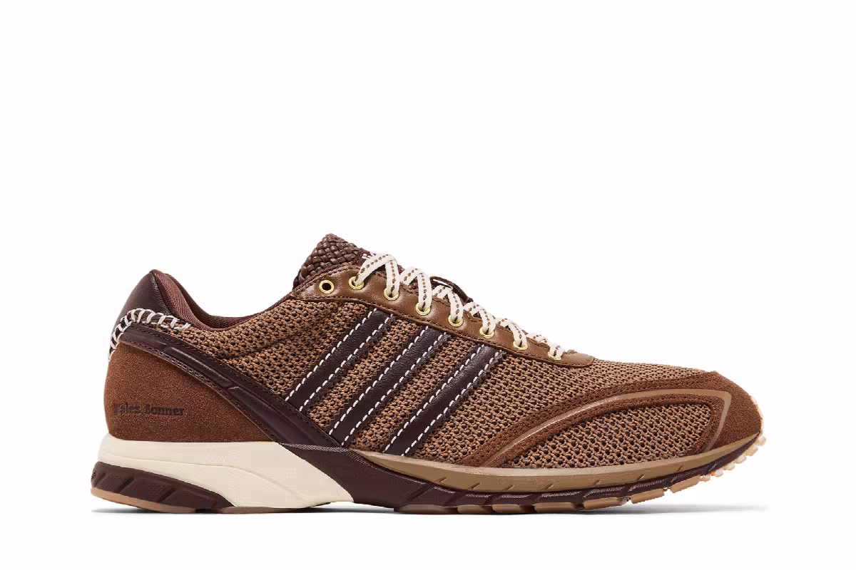 Wales Bonner x adidas Adizero Adios Mesh Auburn Cream, view 2