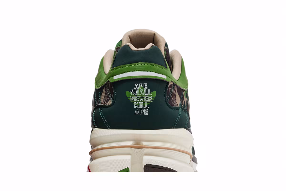 BAPE x adidas Harmony Green Camo, view 8