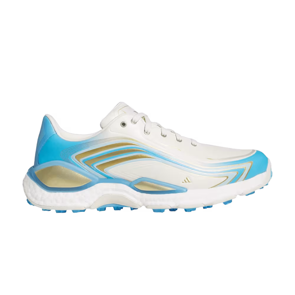 adidas Codechaos Messi Spikeless Golf Ivory Gold Metallic Semi Blue Burst