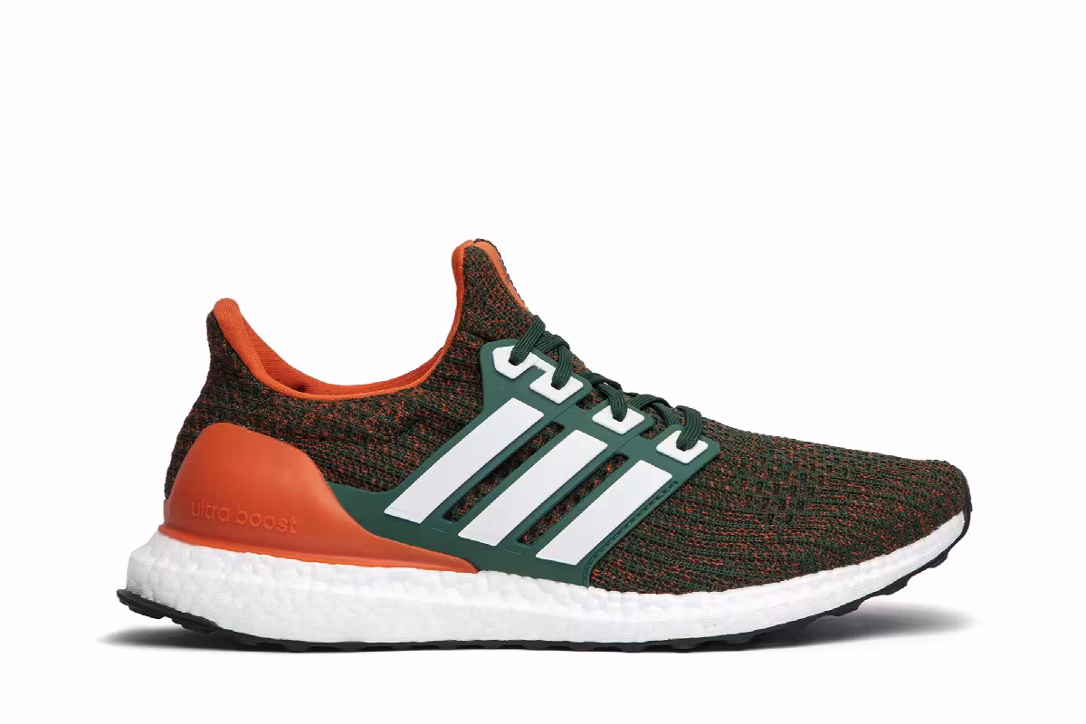 adidas UltraBoost 4.0 Miami Hurricanes, view 2