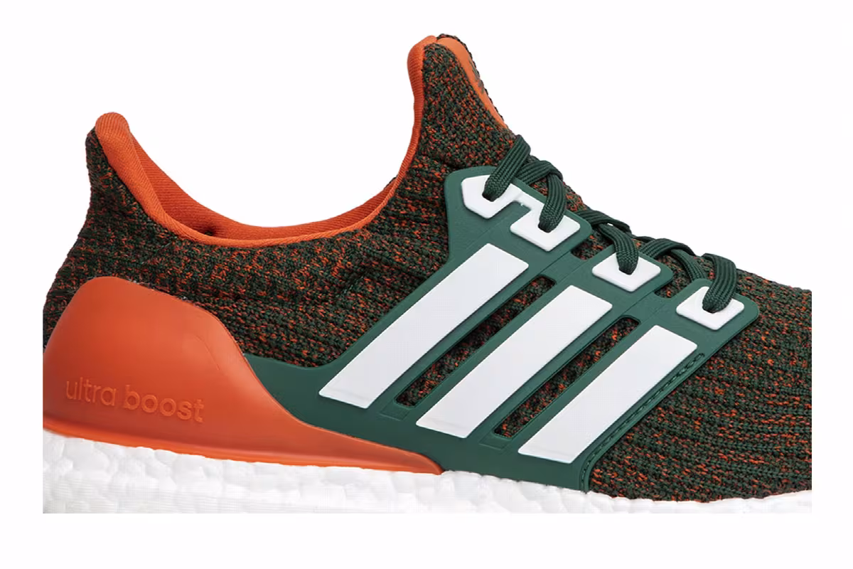 adidas UltraBoost 4.0 Miami Hurricanes, view 3