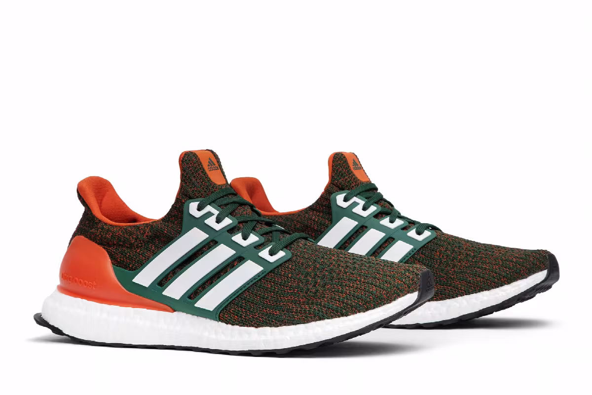 adidas UltraBoost 4.0 Miami Hurricanes, view 9