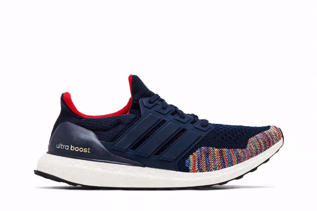 adidas UltraBoost 1.0 Navy Multi, view 2