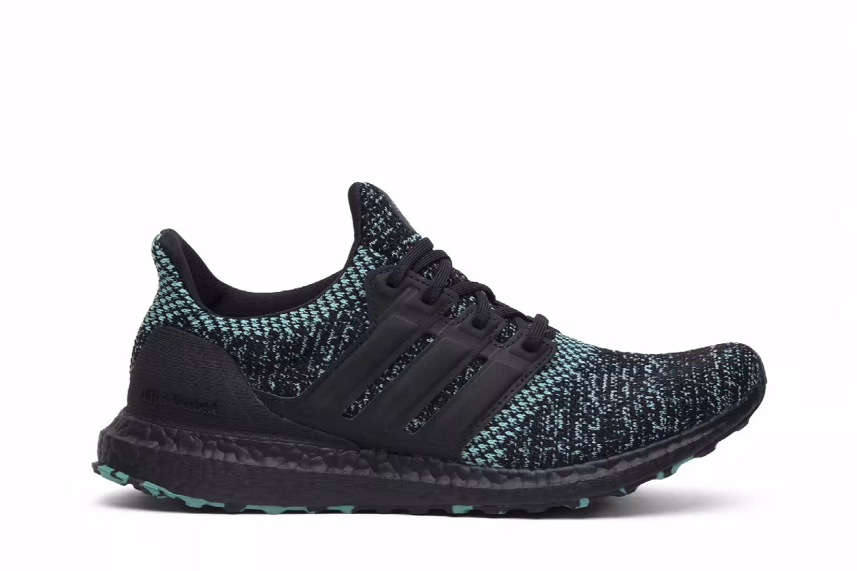 Adidas UltraBoost 4.0 Black True Green, view 2