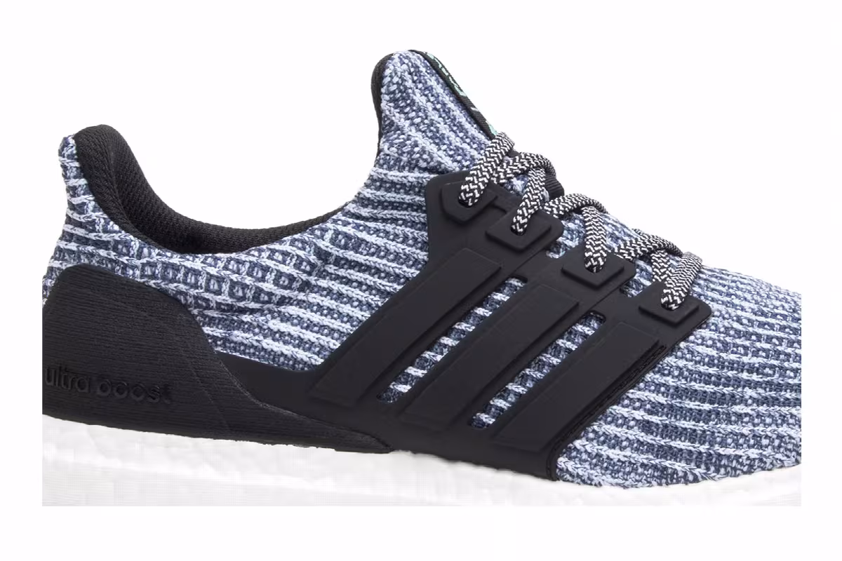 Parley x adidas UltraBoost 4.0 White Carbon Blue, view 3