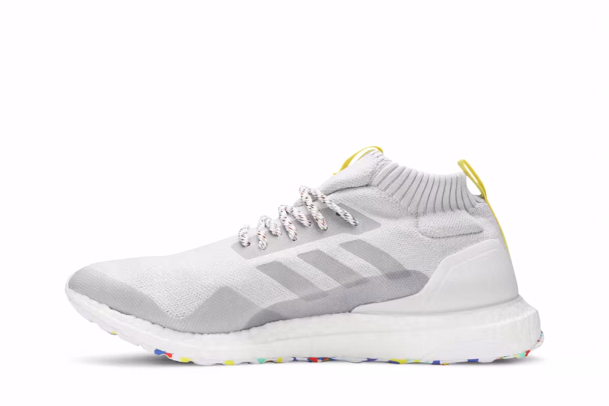 adidas UltraBoost Mid Multicolor White, view 4
