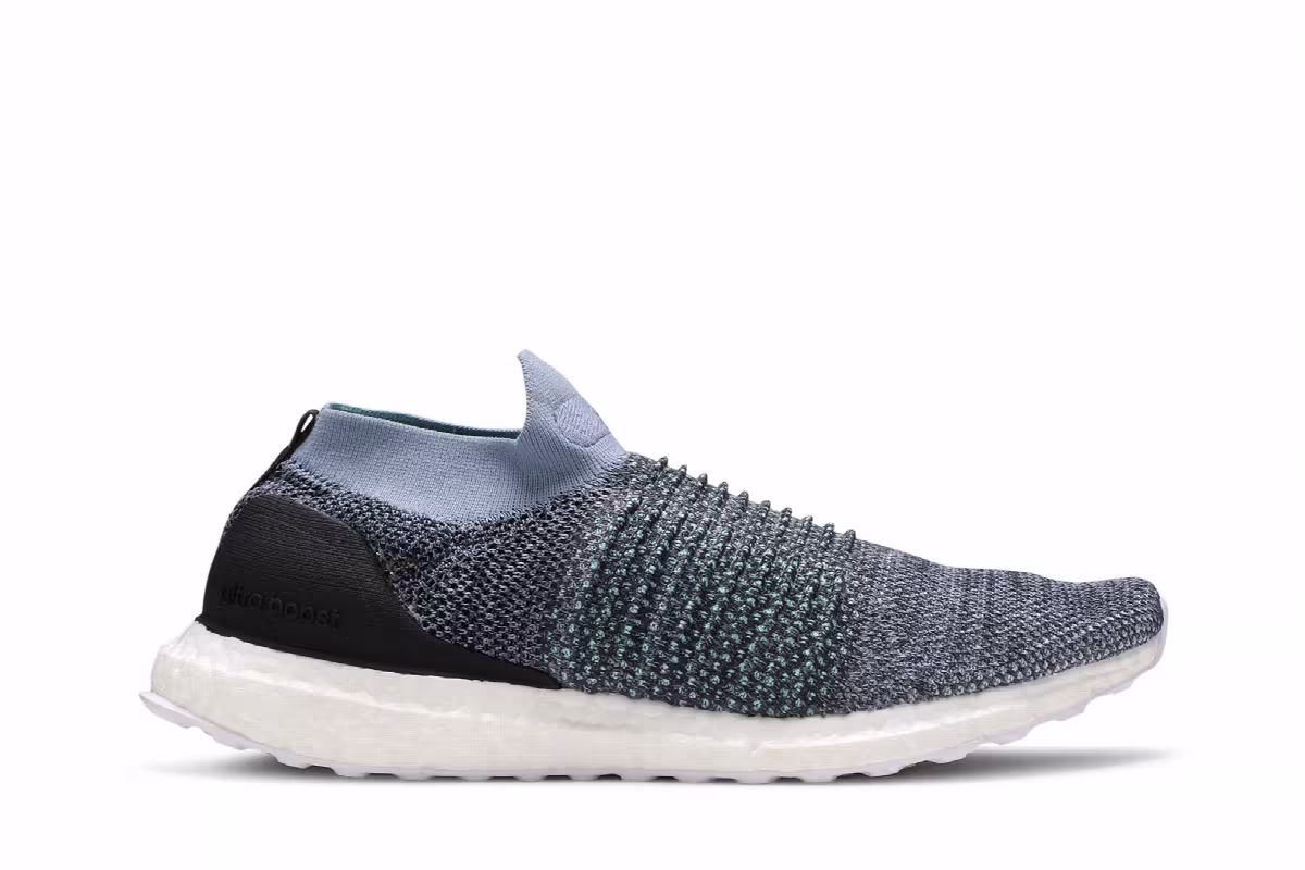 Parley x adidas UltraBoost Laceless Raw Grey, view 2