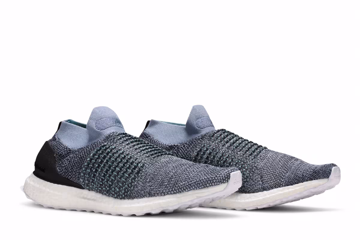 Parley x adidas UltraBoost Laceless Raw Grey, view 9