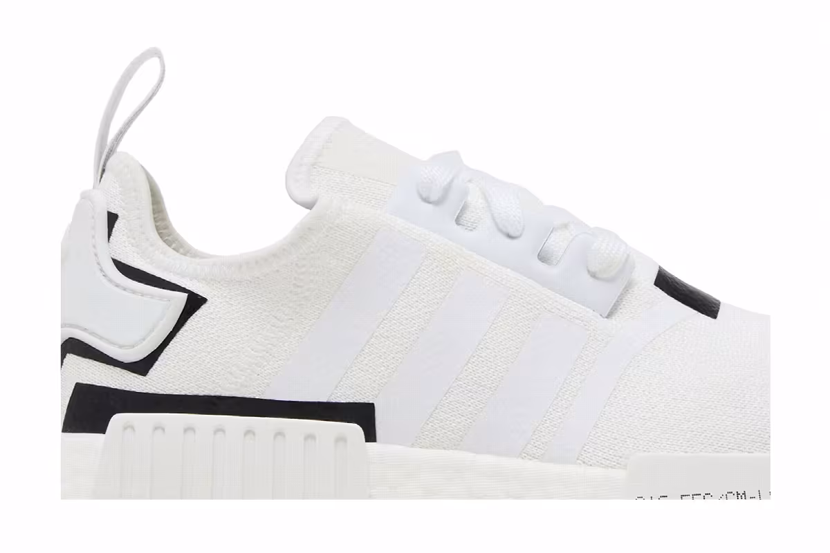 adidas NMD_R1 Colorblock - White Black, view 3