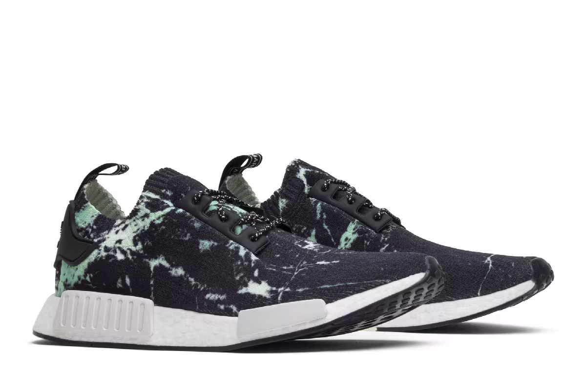 adidas NMD_R1 Primeknit Mint Marble, view 9