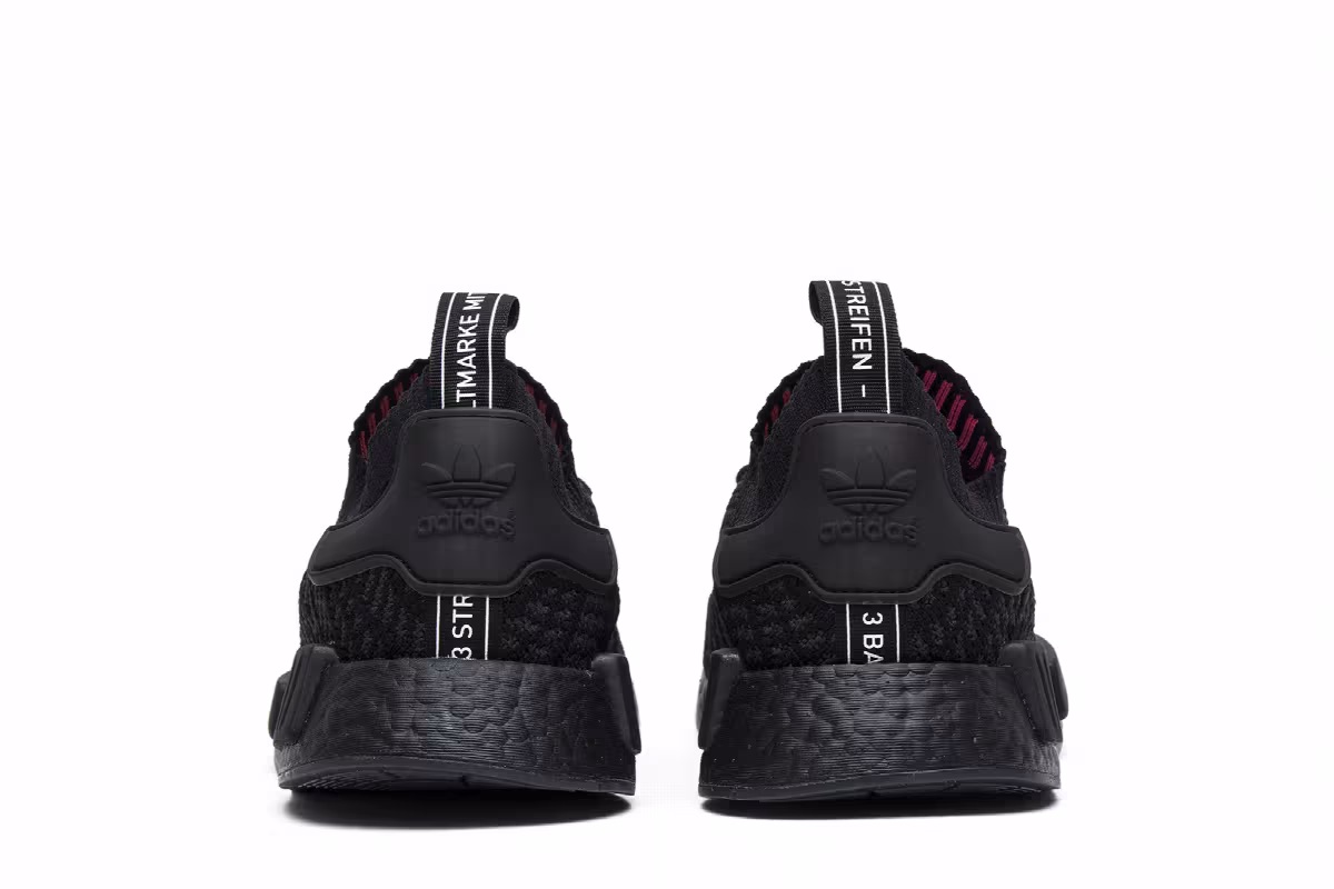 adidas NMD_R1 Primeknit STLT Triple Black, view 7