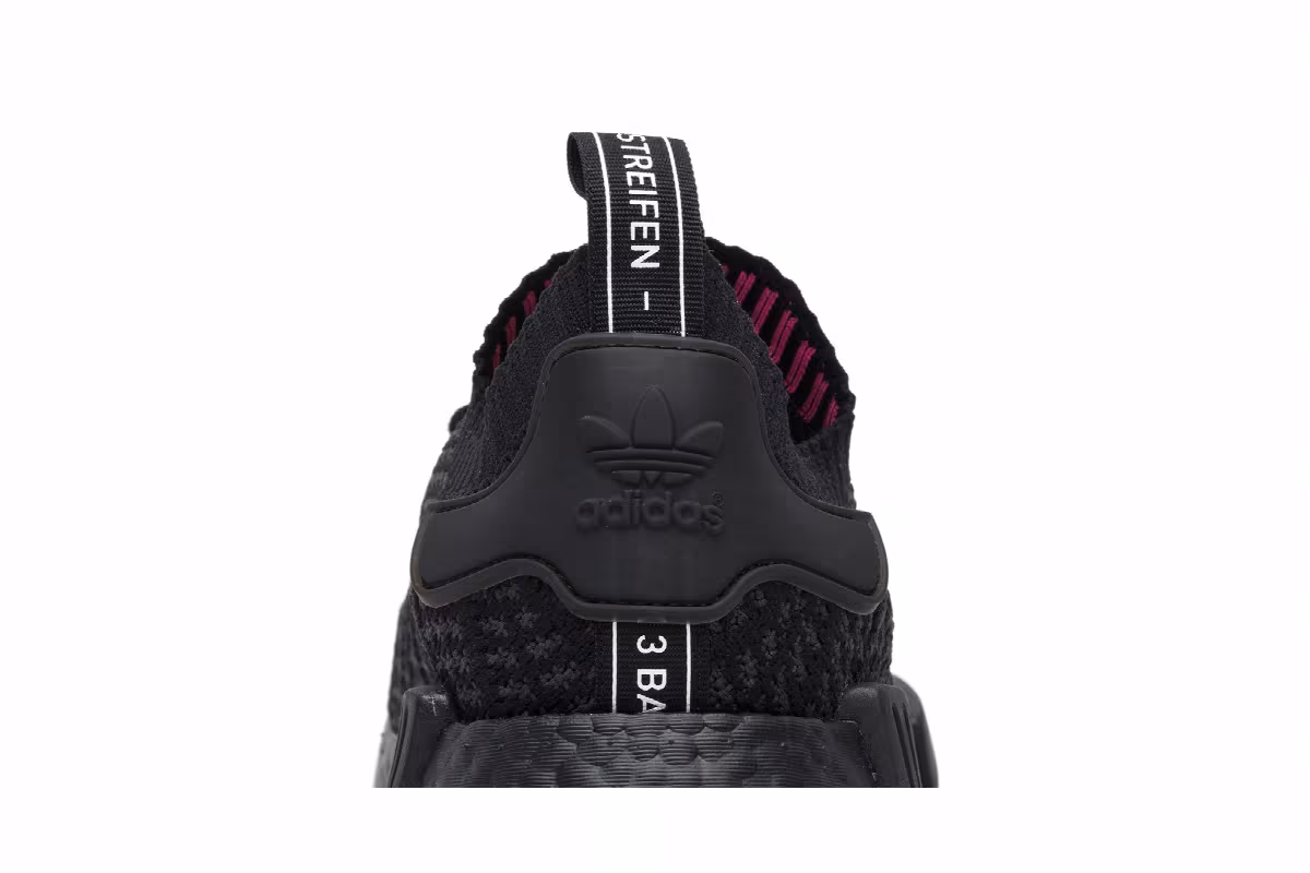 adidas NMD_R1 Primeknit STLT Triple Black, view 8