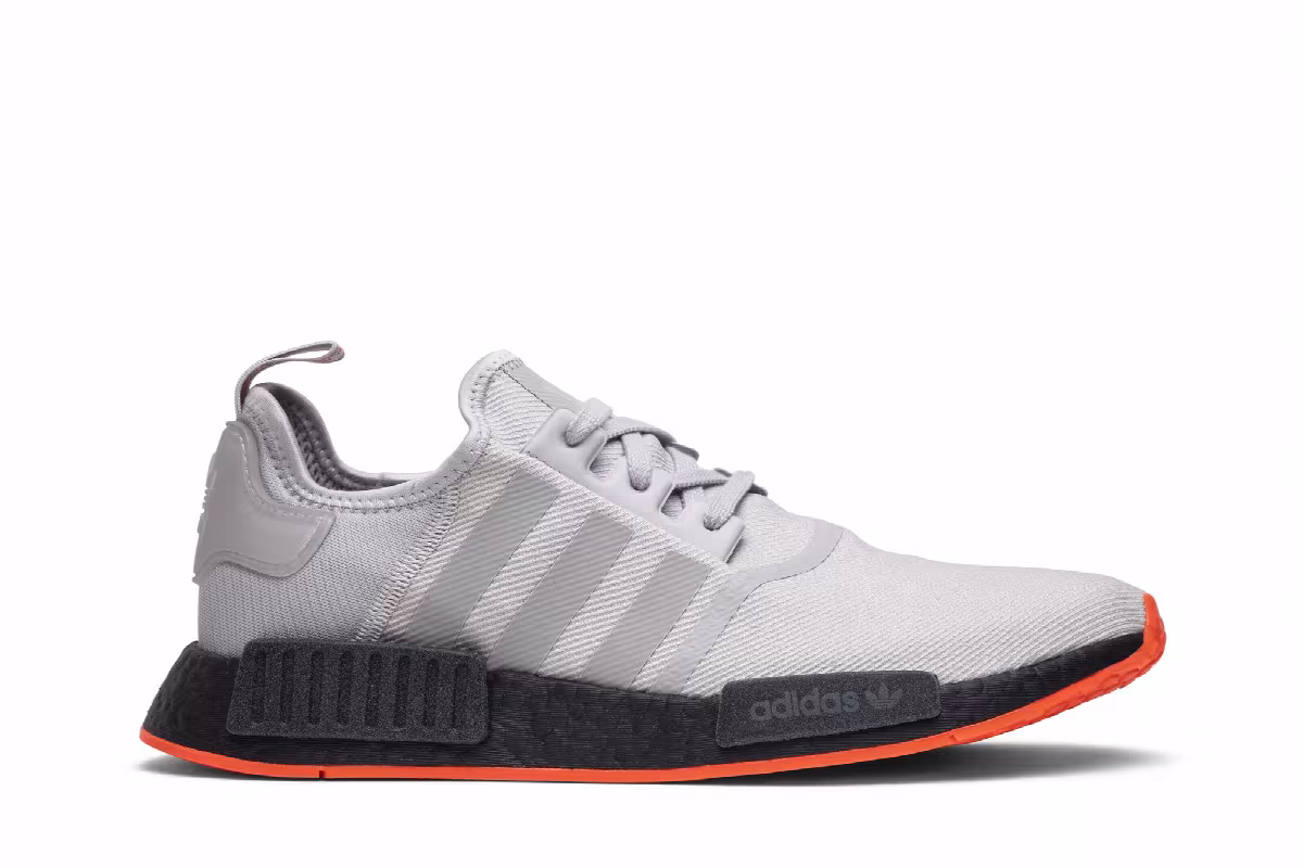 Adidas NMD_R1 Grey Solar Red, view 2
