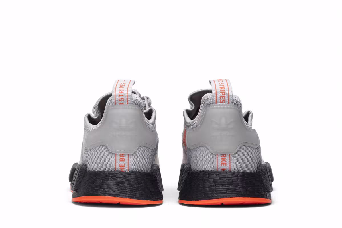 Adidas NMD_R1 Grey Solar Red, view 7