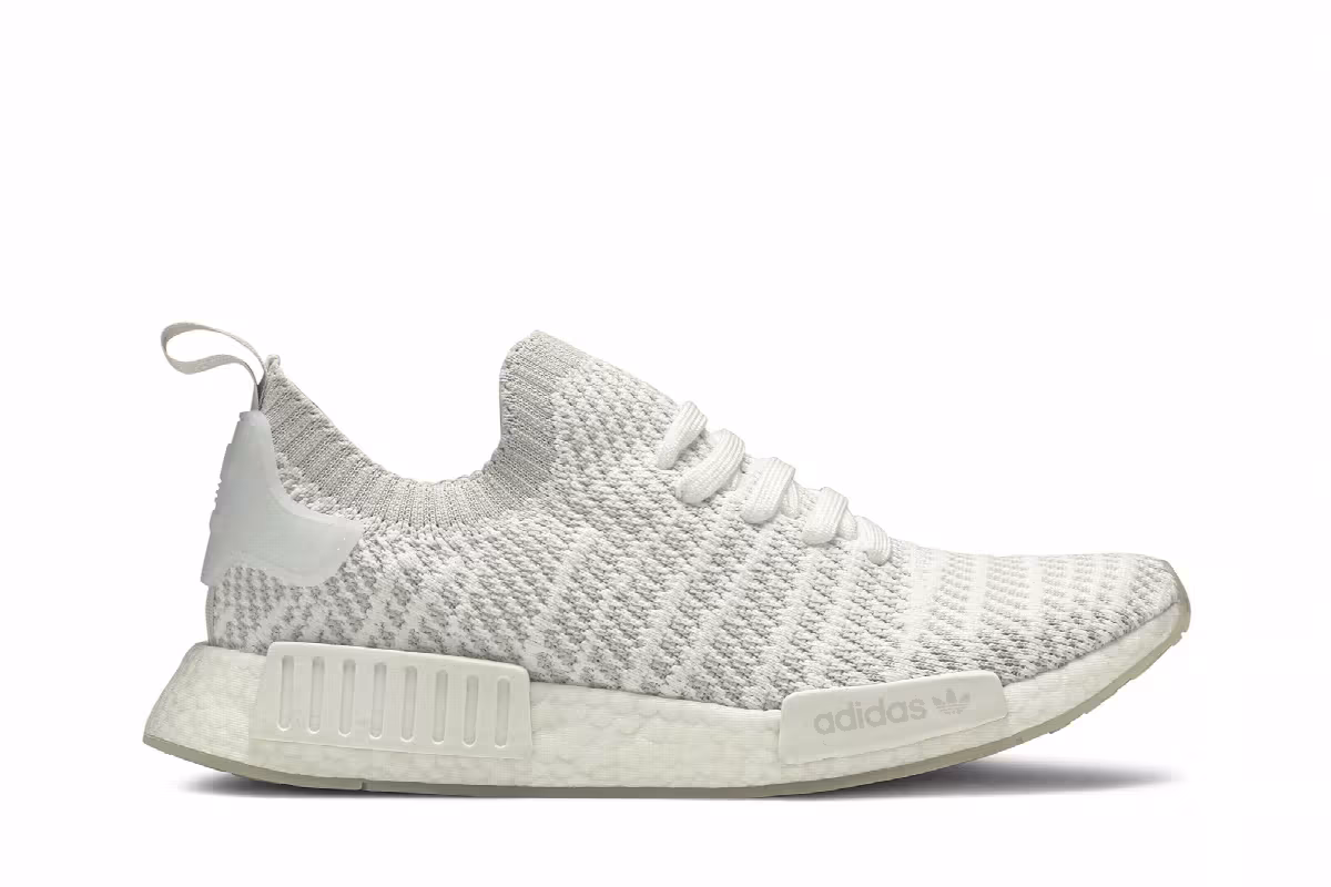 adidas NMD_R1 STLT Primeknit Cloud White, view 2