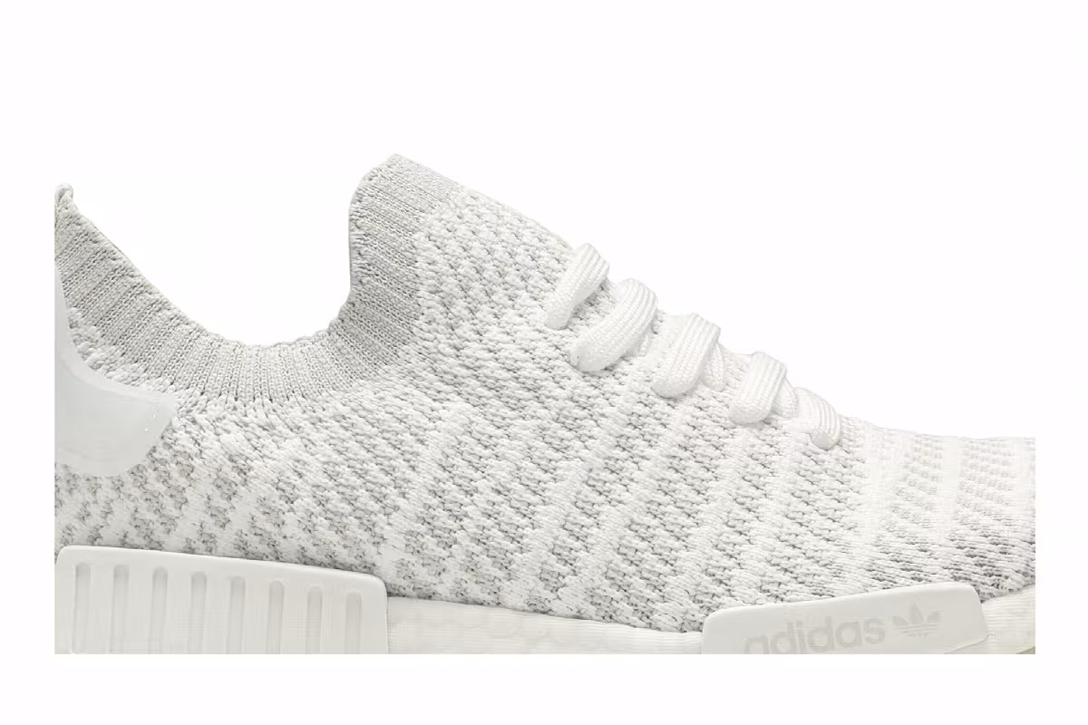 adidas NMD_R1 STLT Primeknit Cloud White, view 3