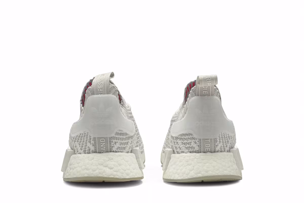 adidas NMD_R1 STLT Primeknit Cloud White, view 7