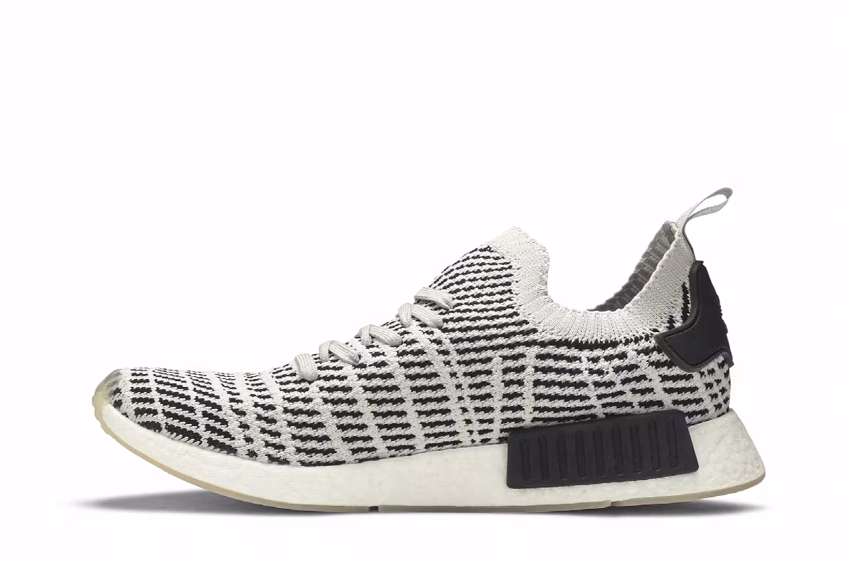 adidas NMD_R1 STLT Primeknit Grey, view 4