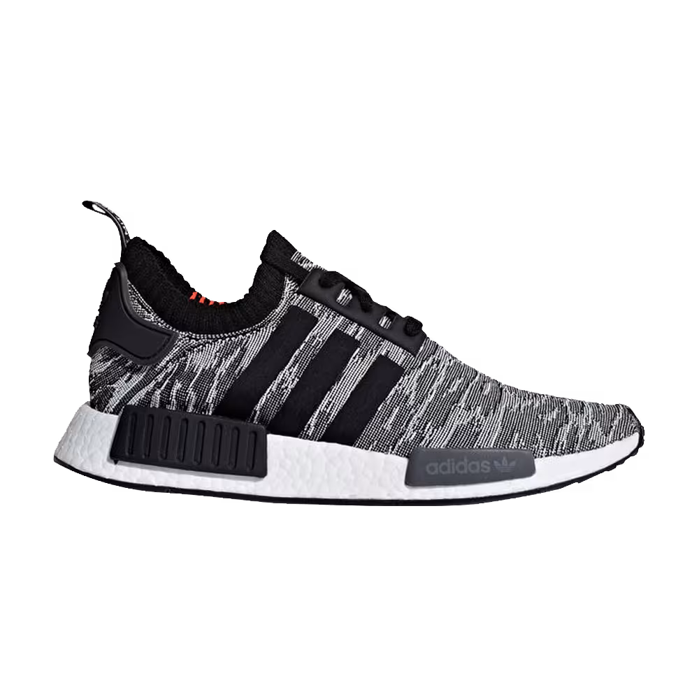 adidas NMD_R1 Primeknit Black Glitch