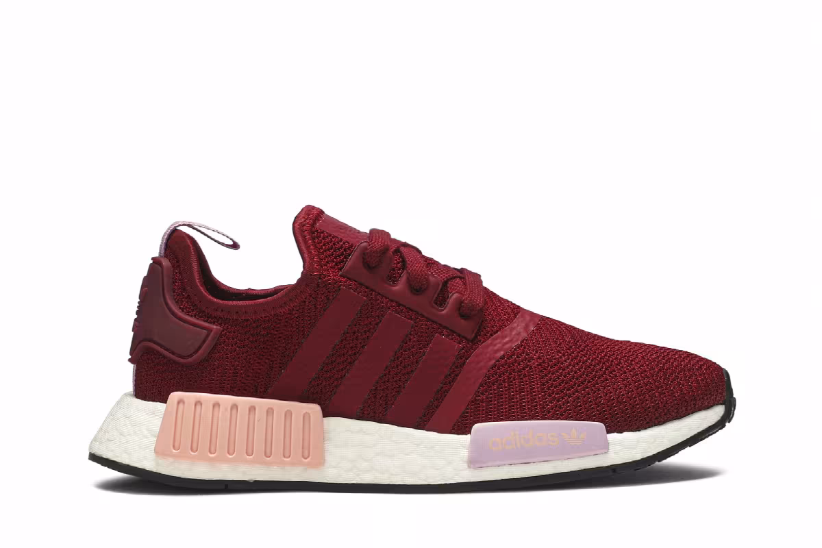 adidas Women's NMD_R1 Collegiate Burgundy, view 2