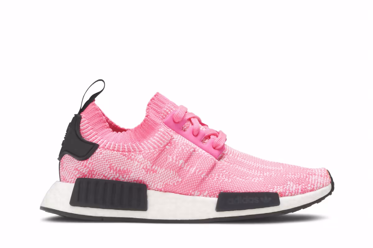 adidas Women's NMD_R1 Primeknit Solar Pink, view 2