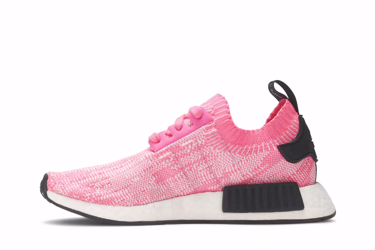 adidas Women's NMD_R1 Primeknit Solar Pink, view 4