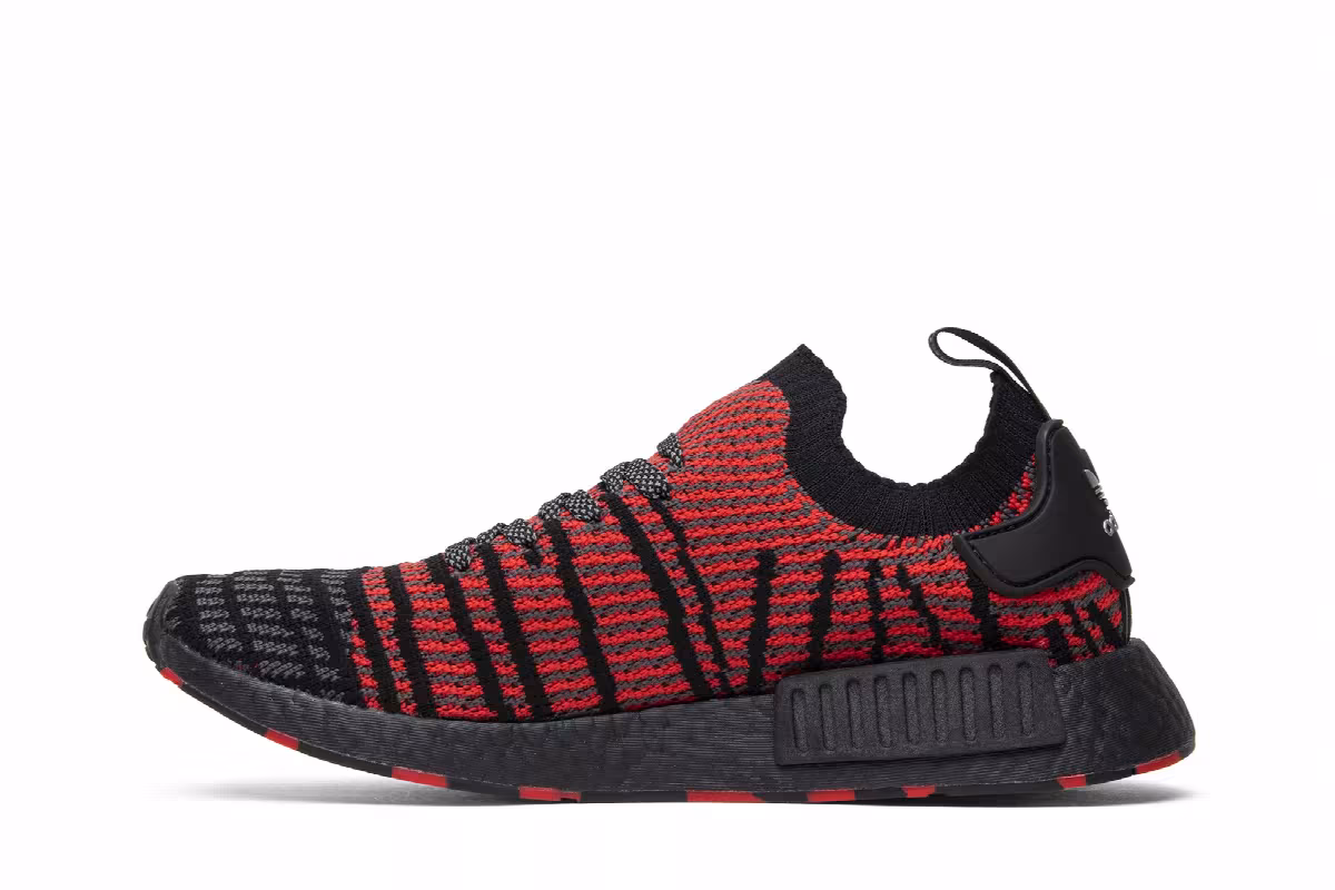 adidas NMD_R1 Primeknit Collegiate Red, view 4