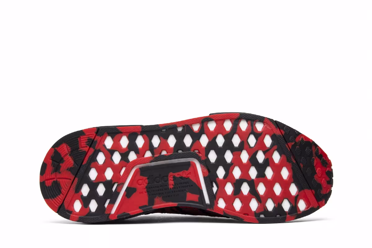 adidas NMD_R1 Primeknit Collegiate Red, view 5