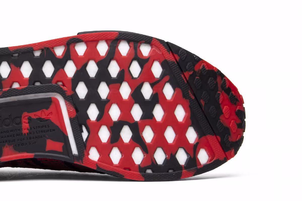 adidas NMD_R1 Primeknit Collegiate Red, view 6