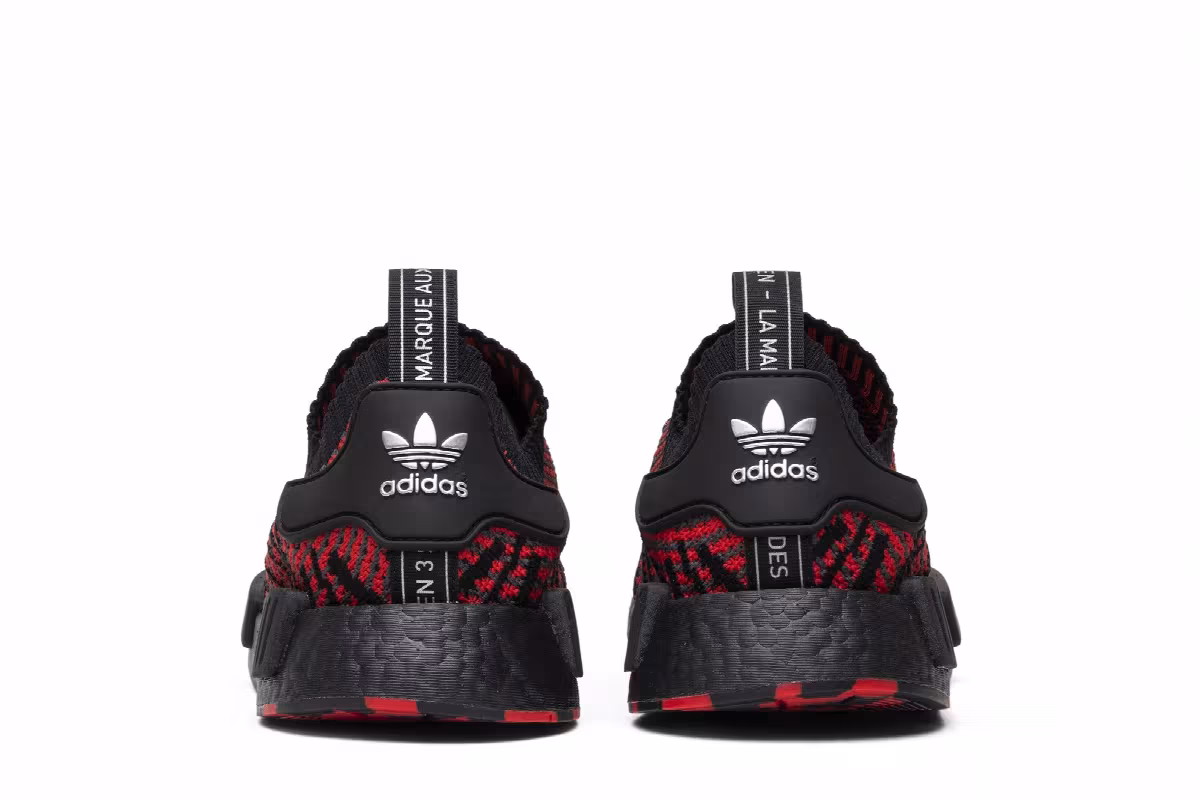adidas NMD_R1 Primeknit Collegiate Red, view 7
