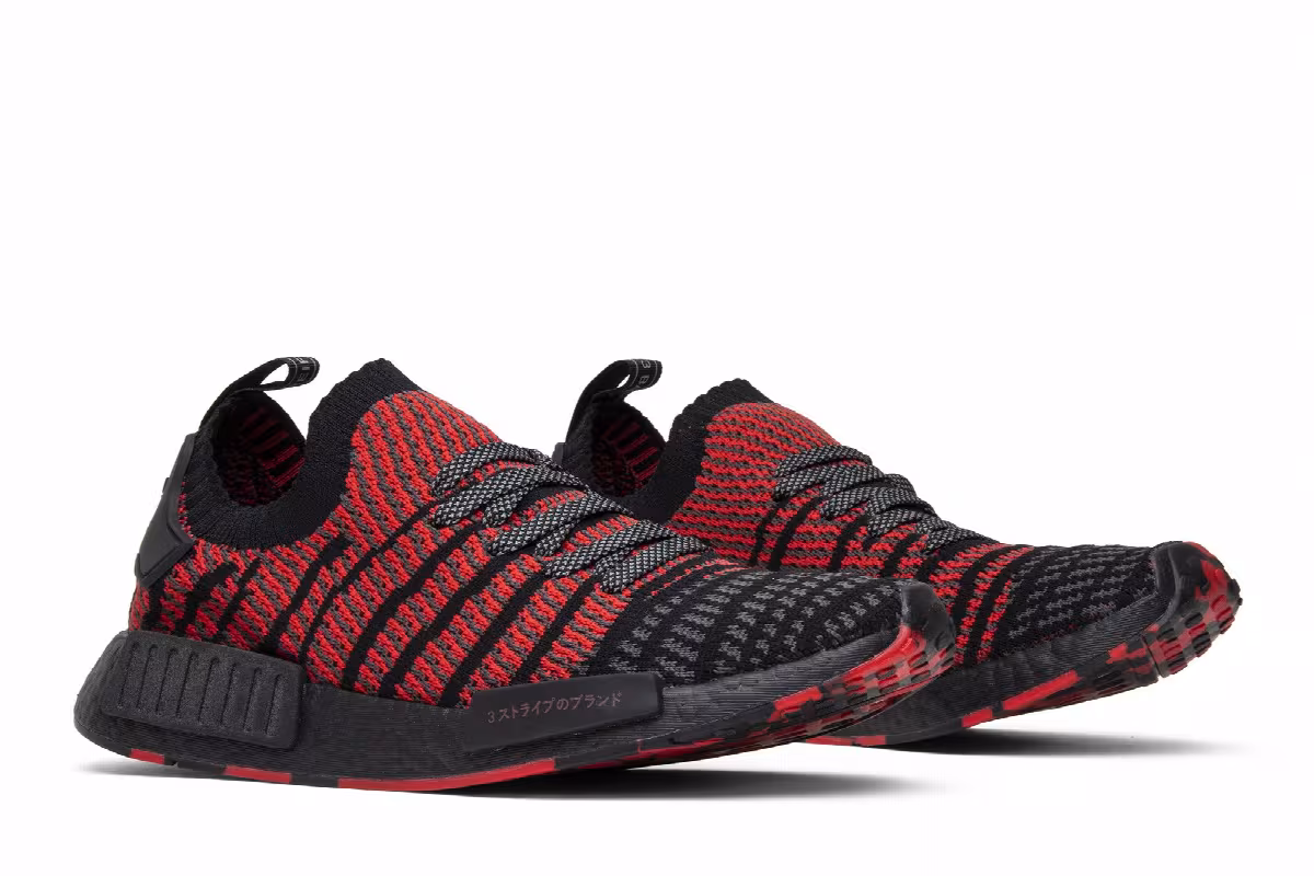 adidas NMD_R1 Primeknit Collegiate Red, view 9