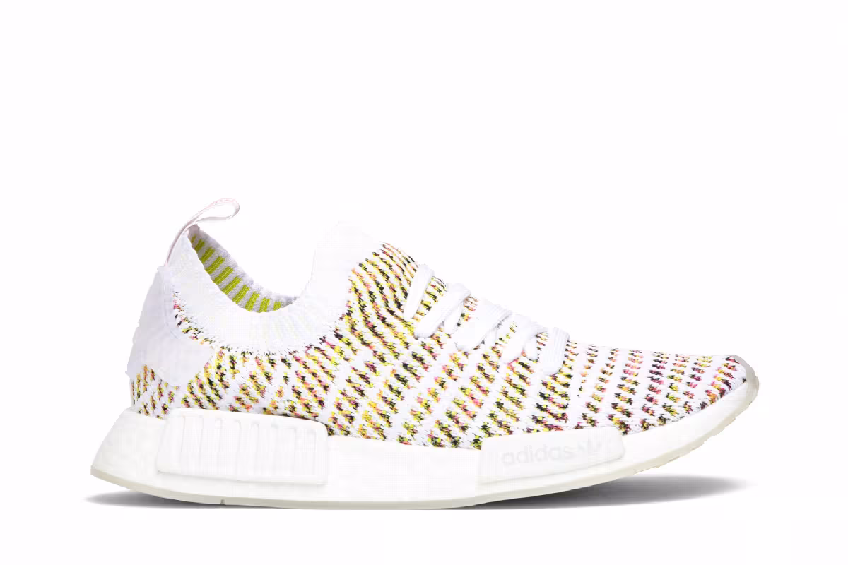 adidas Women's NMD_R1 Primeknit Sem-Solar Yellow, view 2