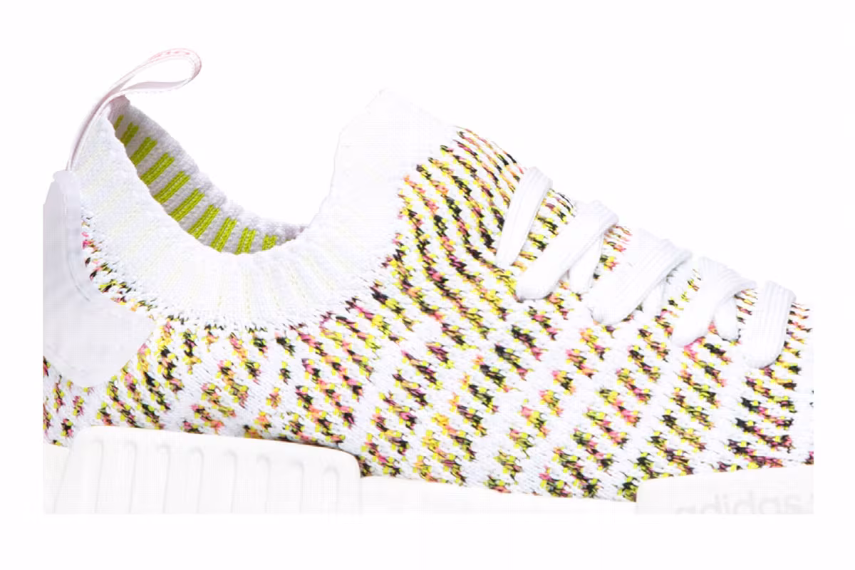 adidas Women's NMD_R1 Primeknit Sem-Solar Yellow, view 3