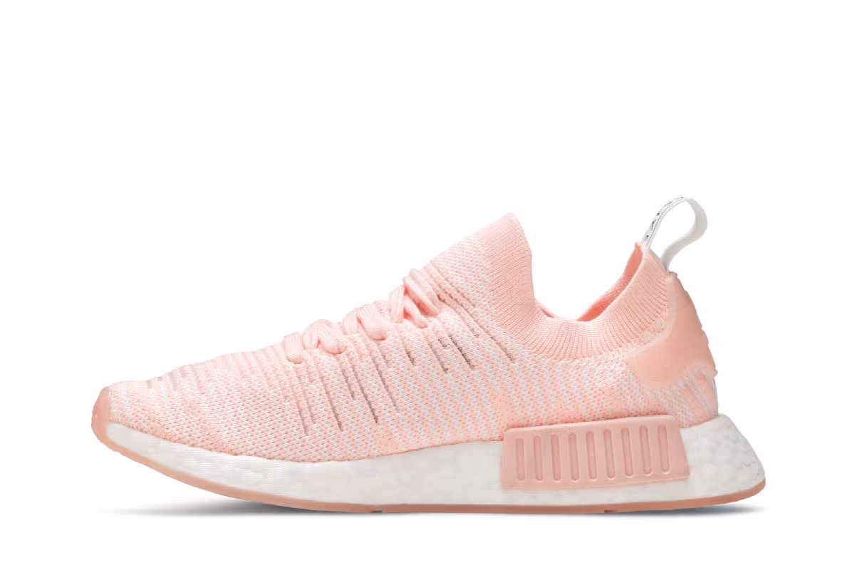 Adidas Women's NMD_R1 STLT Primeknit Clear Orange, view 4