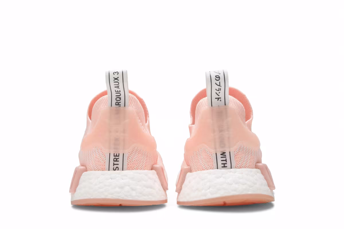 Adidas Women's NMD_R1 STLT Primeknit Clear Orange, view 7