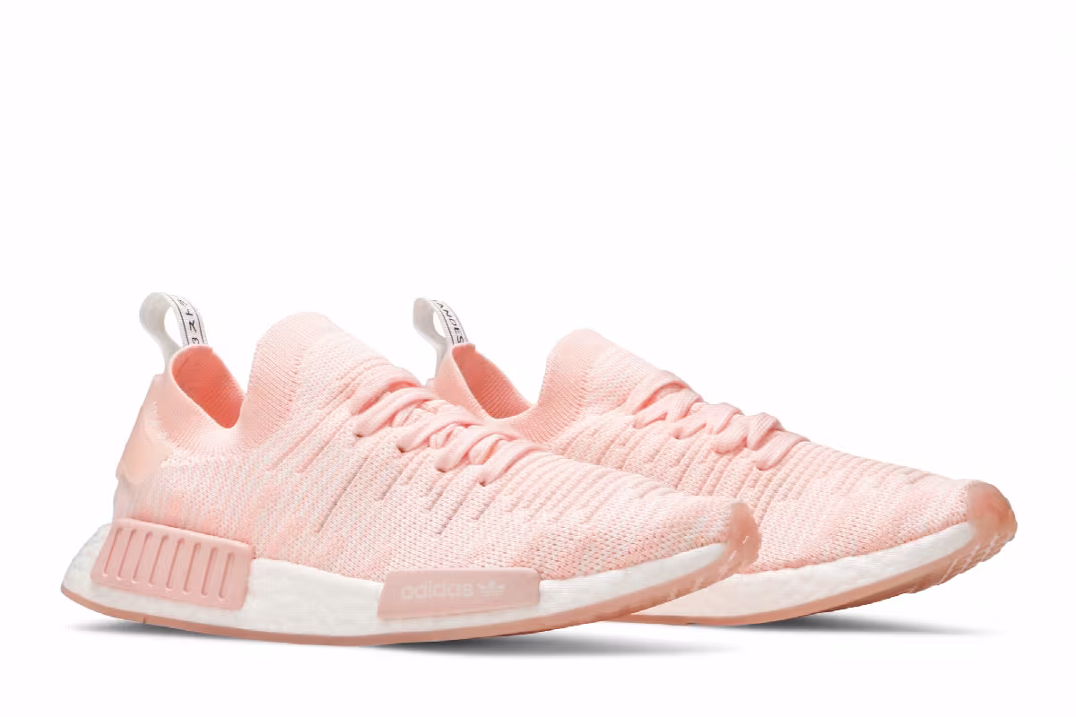 Adidas Women's NMD_R1 STLT Primeknit Clear Orange, view 9