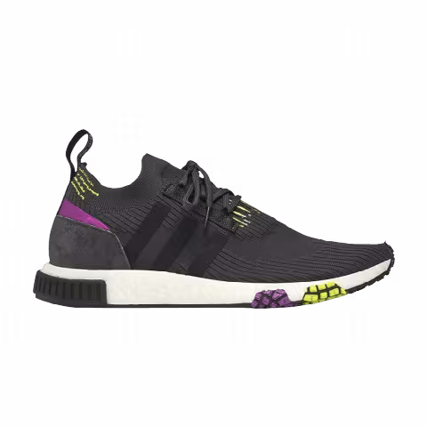 Adidas NMD_Racer PK 'Carbon Solar Yellow Purple'