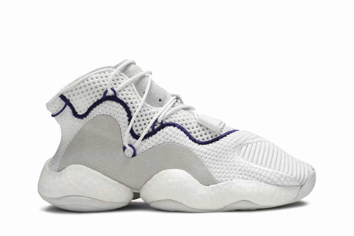 adidas Crazy BYW LVL 1 White Purple, view 2