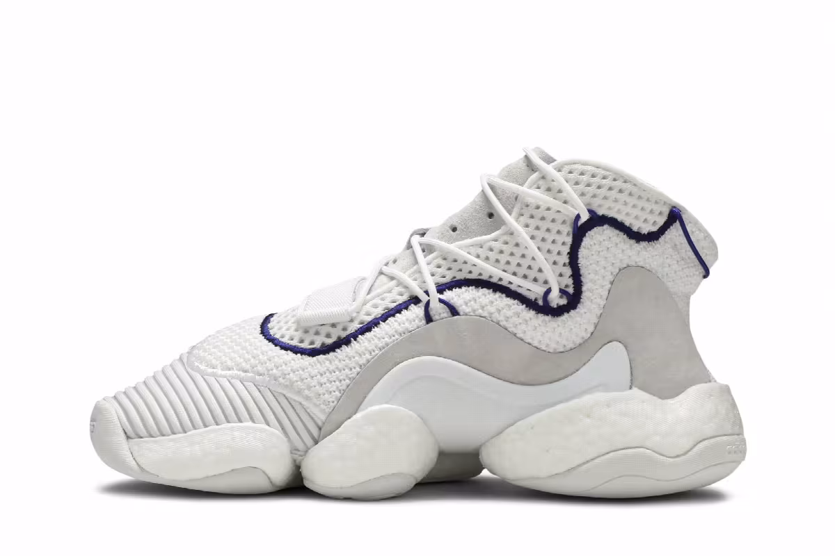 adidas Crazy BYW LVL 1 White Purple, view 4