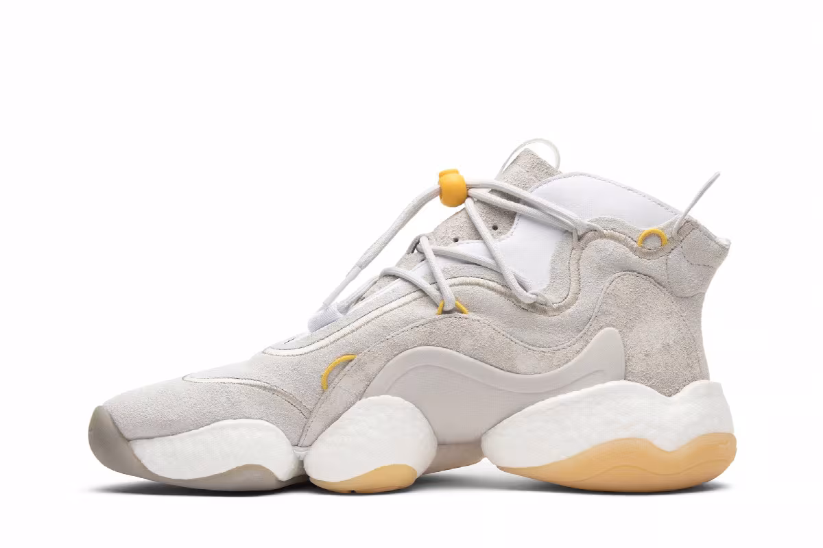 Bristol Studio x adidas Crazy BYW LVL 1 White Grey, view 4