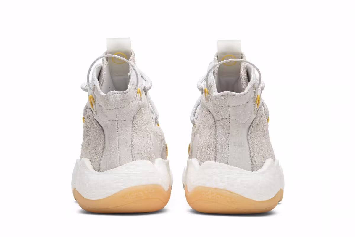 Bristol Studio x adidas Crazy BYW LVL 1 White Grey, view 7