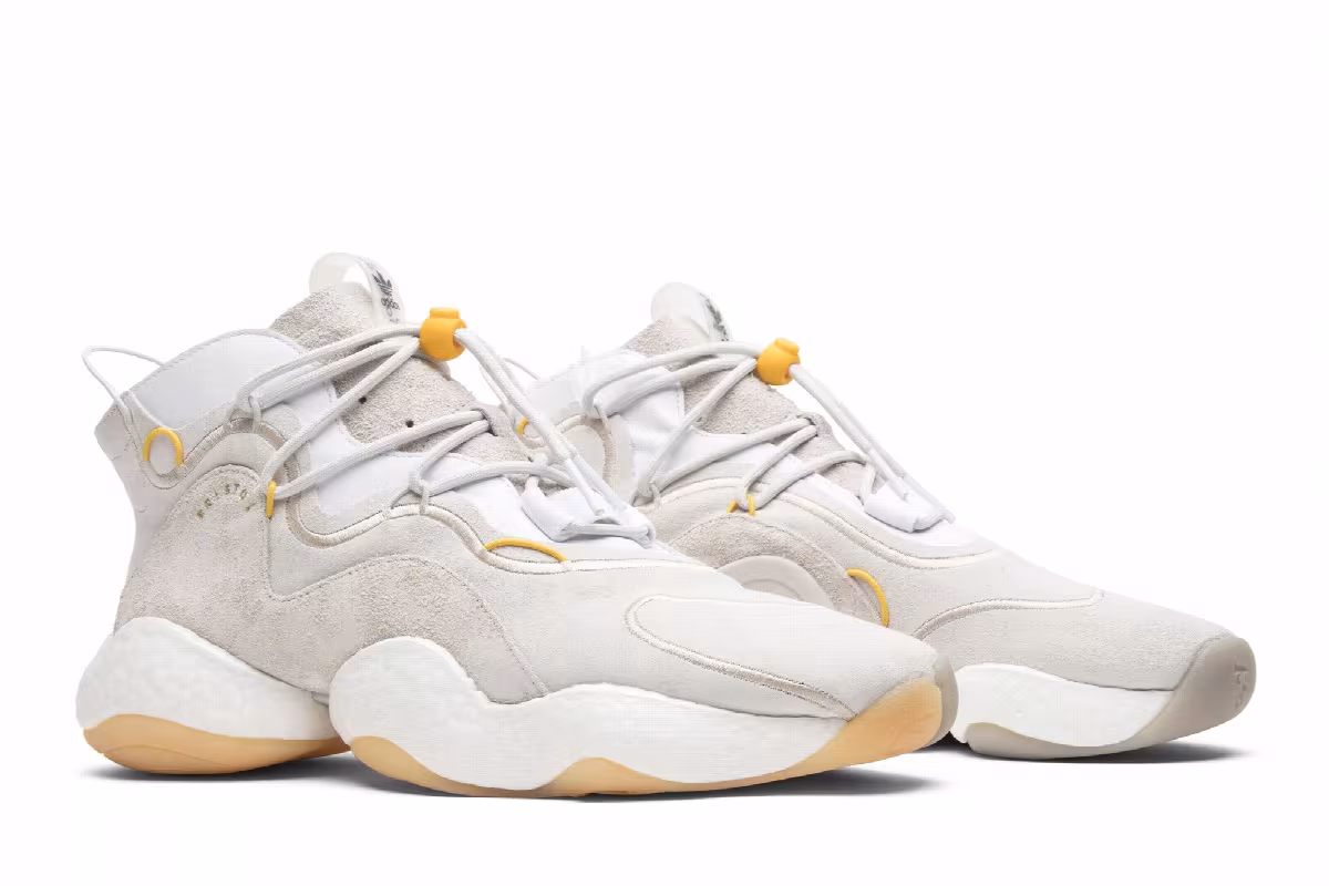 Bristol Studio x adidas Crazy BYW LVL 1 White Grey, view 9