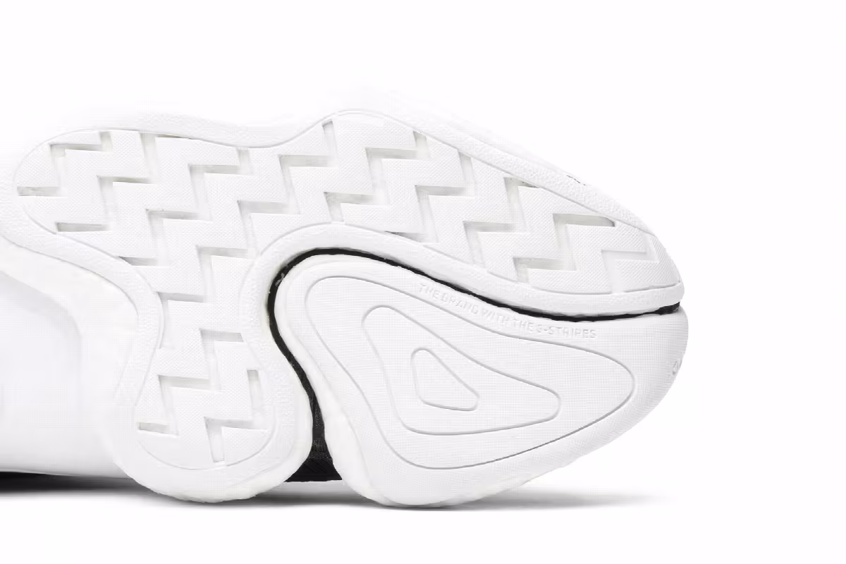 adidas Crazy BYW LVL 1 Black White, view 6